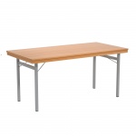 Klapptisch, 160x80 cm (B/T), 72 cm hoch, 4-Fuß, 